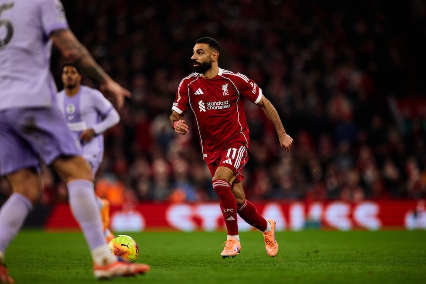 Salah skrattade sig igenom mixade zonen