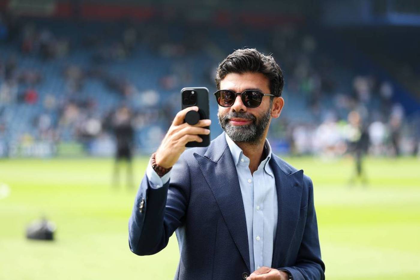 Nya delägaren besöker Anfield för första gången