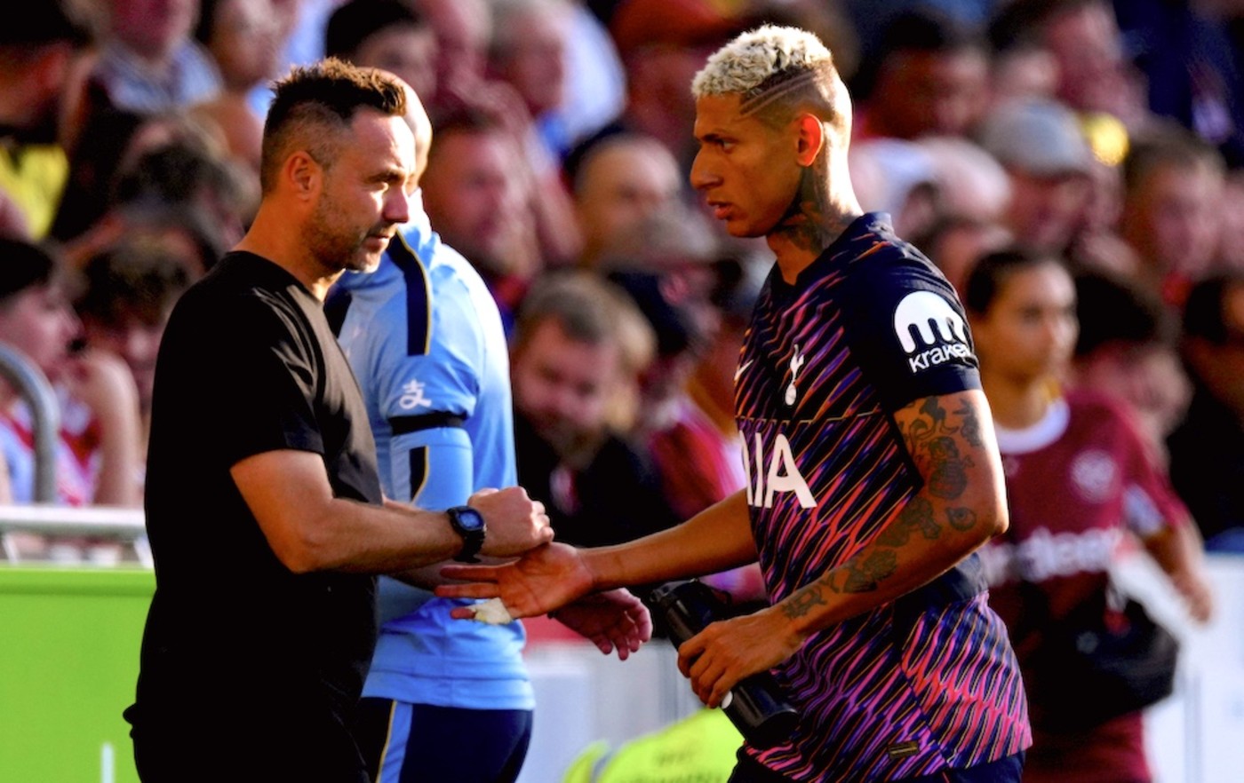 Öppen konflikt mellan De Zerbi och Richarlison