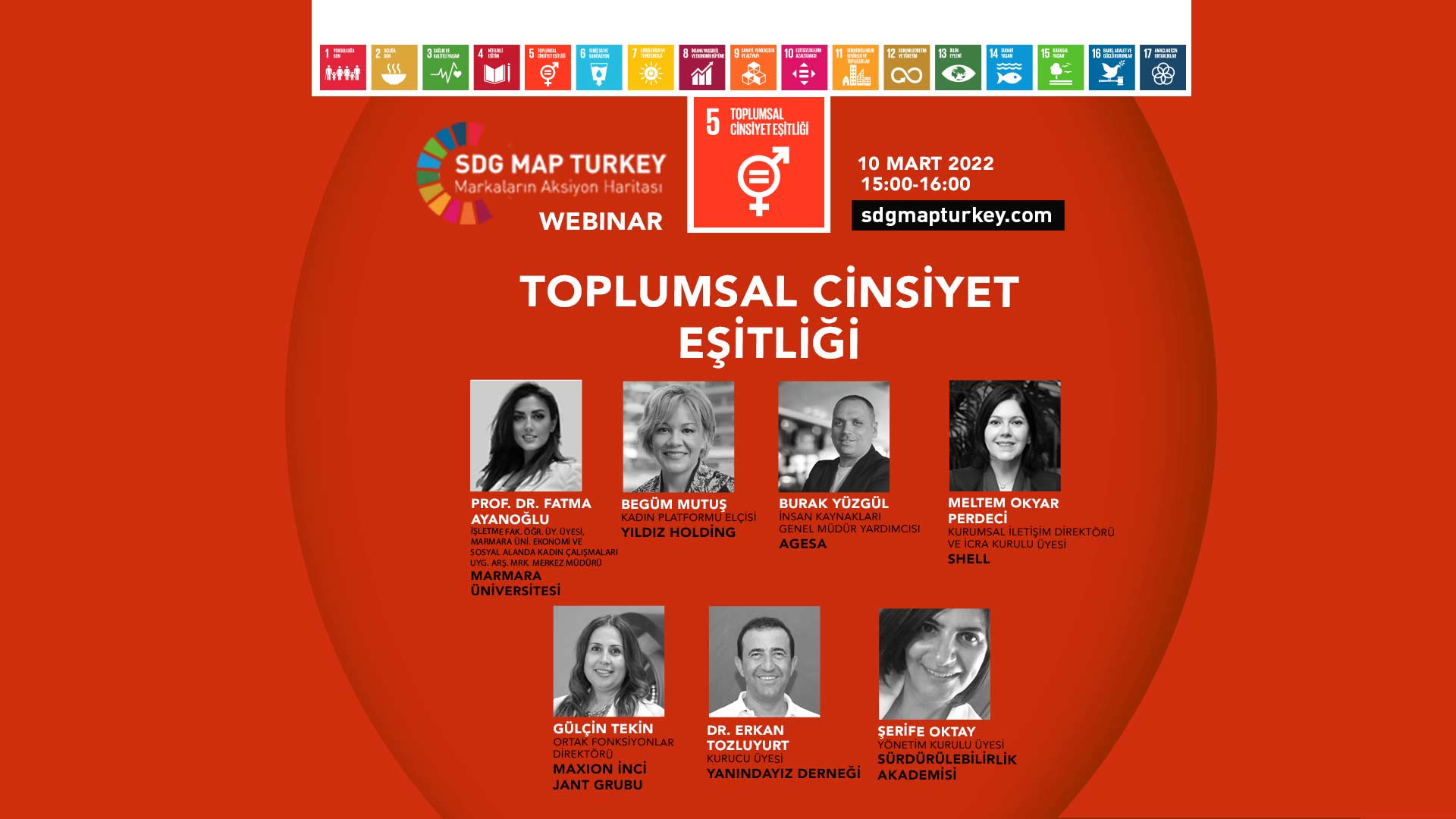 SDG Map Turkey Webinarları: SDG 5 Toplumsal Cinsiyet Eşitliği