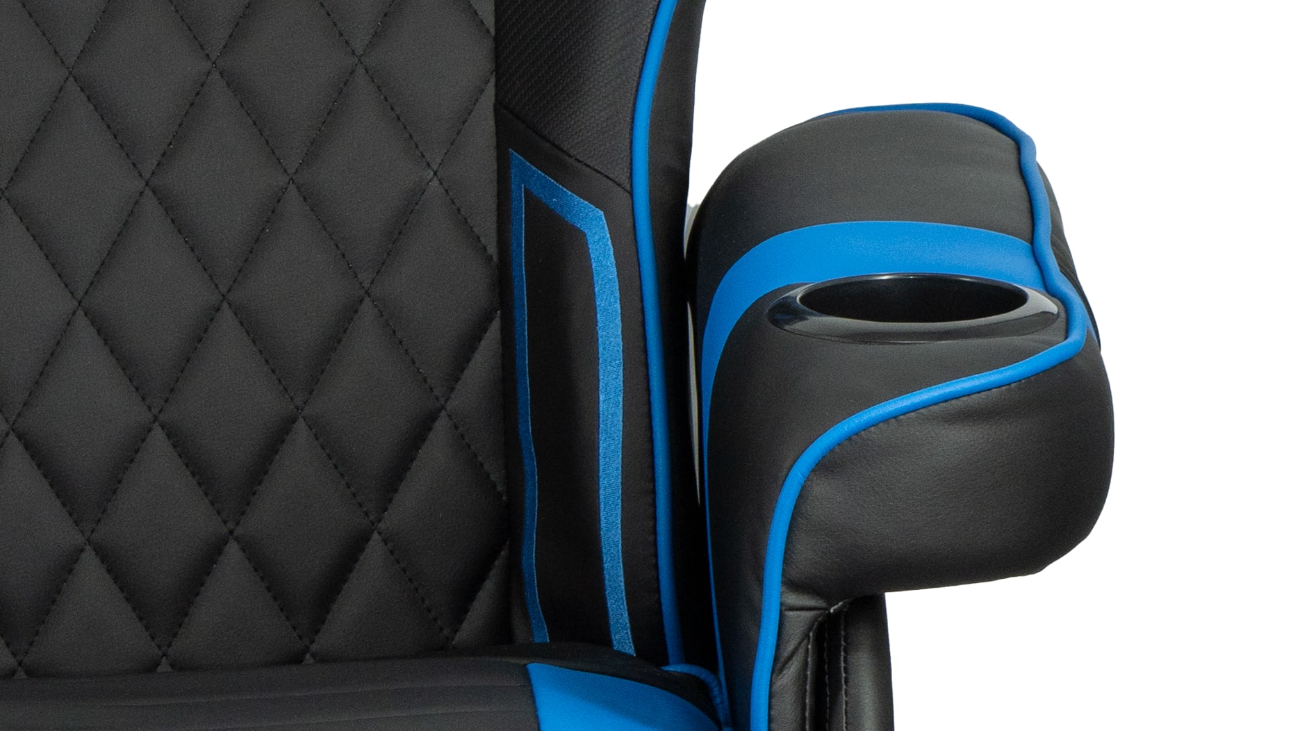 Black and Silver Stanza Gaming Recliner