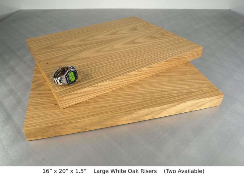 Large White Oak Risers Two available ~ $85 each