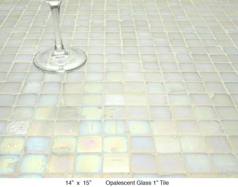 Opalescent Glass 1" Tile