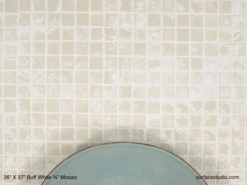 Buff White ¾" Mosaic Tile (25 lbs) 