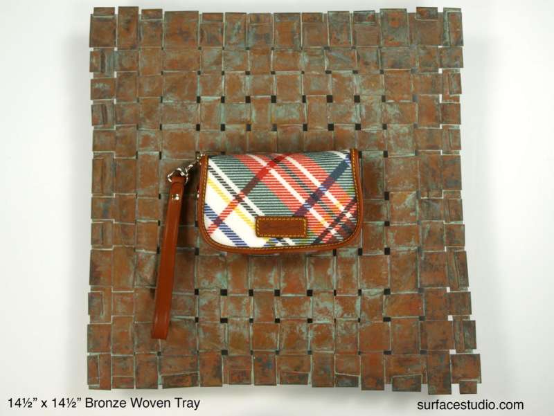 Woven Bronze Tray