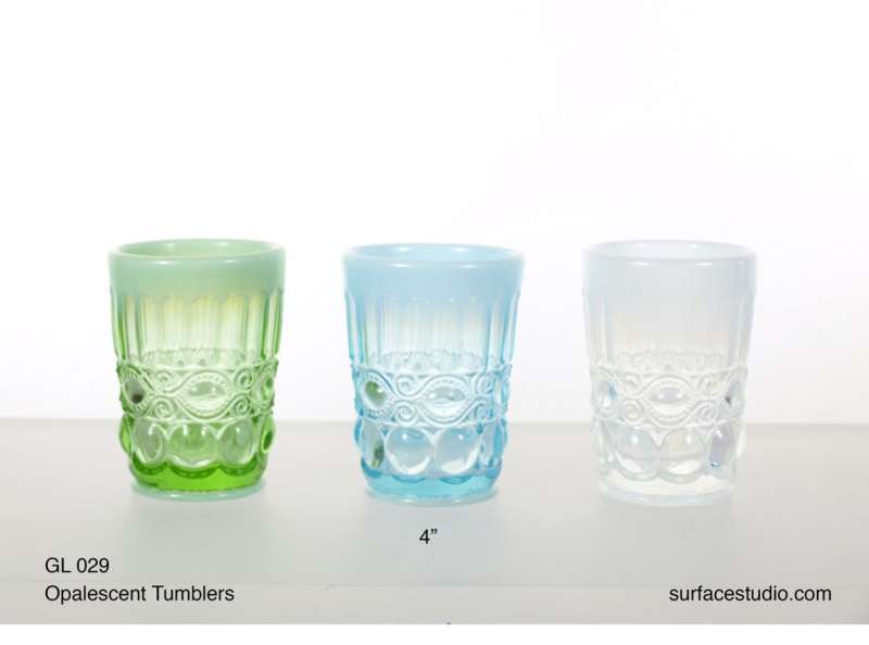 GL 029 Opalescent Tumblers ~ $7 per item