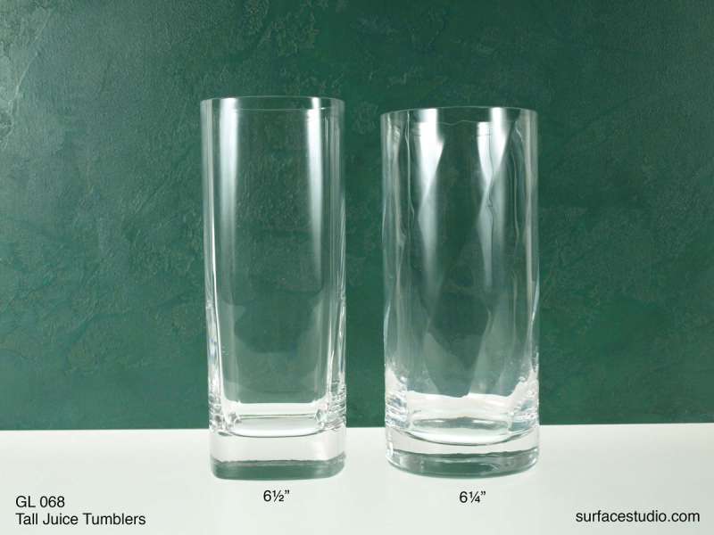 GL 068 Tall Glass Tumblers ~ $7 per item