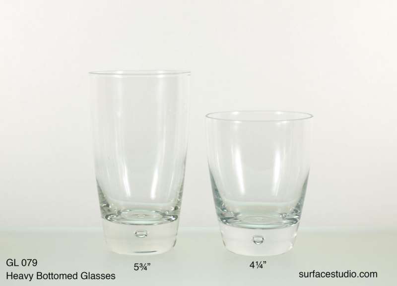 GL 079 Heavy Bottomed Glasses ~ $7 per item