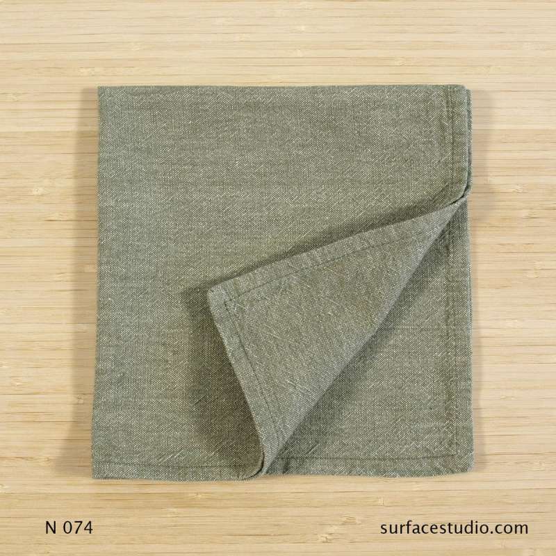 N 074 Green Solid Napkin ~ 4 Available $7 Each