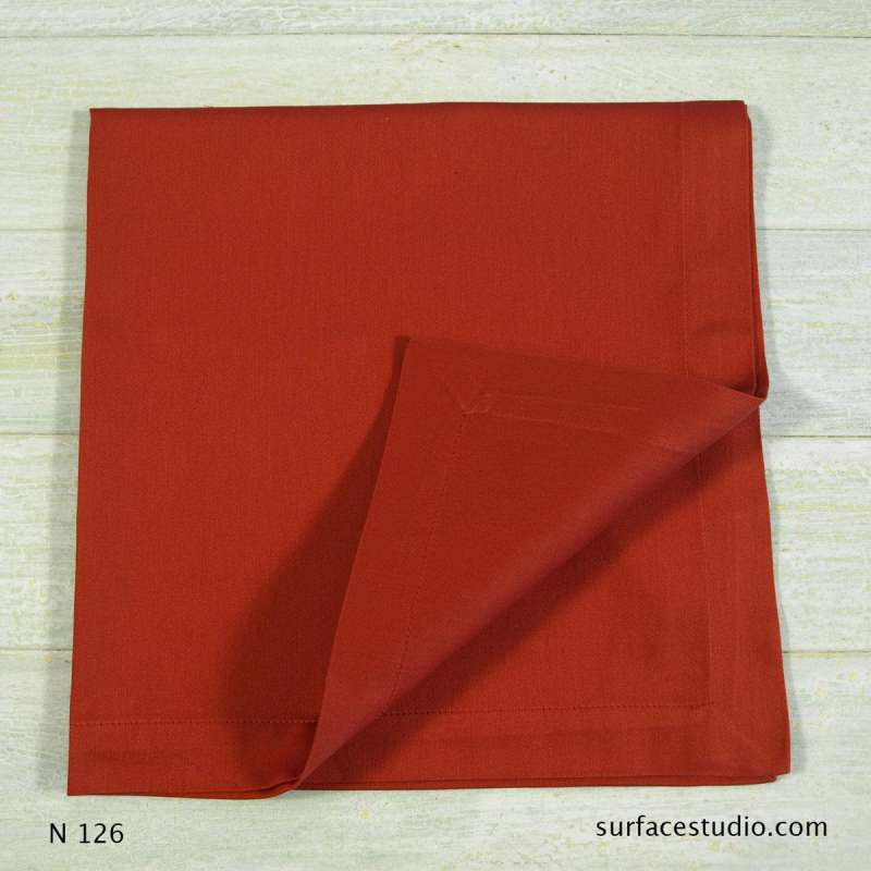 N 126 Red Solid Napkin