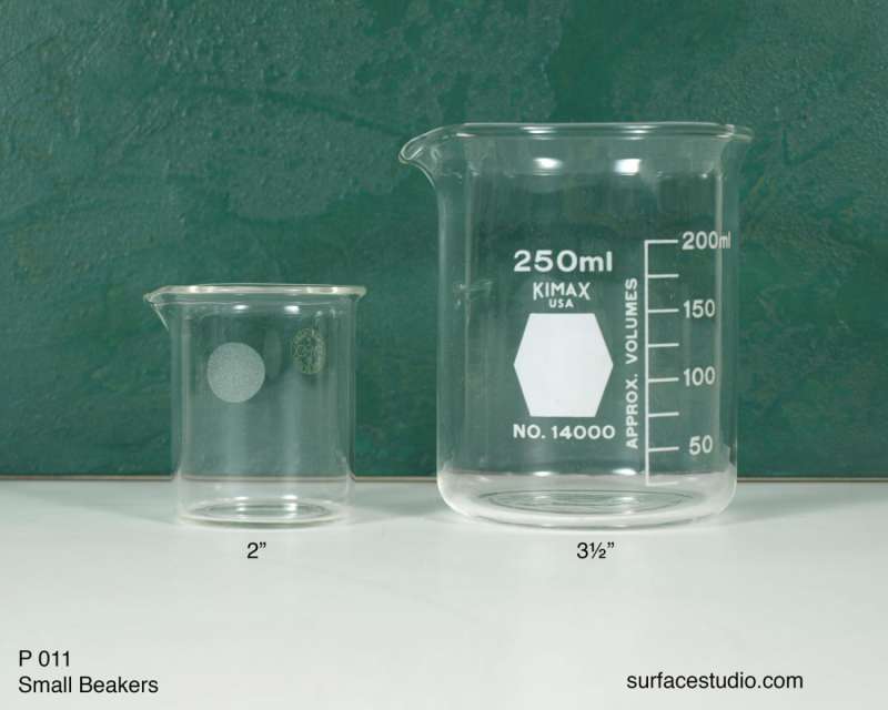 P 011 Small Beakers ~ $10 per item