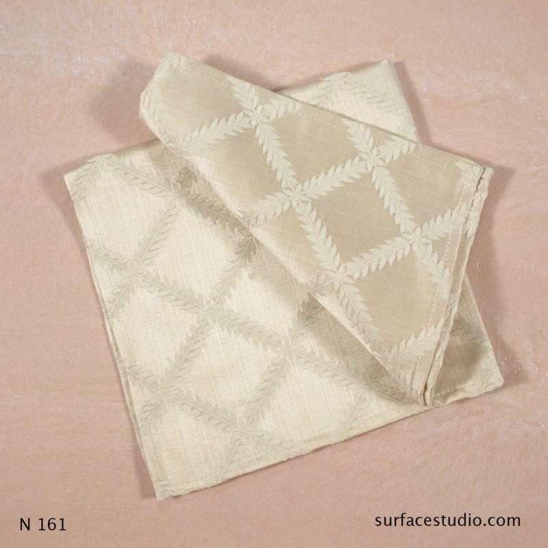 N 161 Beige Squares Napkin