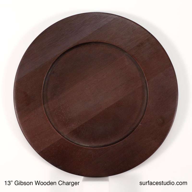 Gibson Wooden Charger