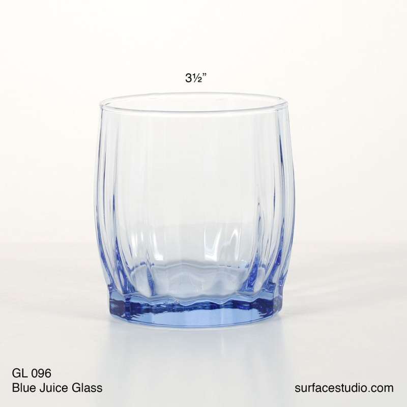 GL 096 Blue Juice Glass