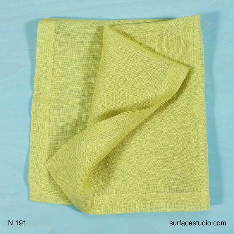 N 191 Yellow Solid Napkin