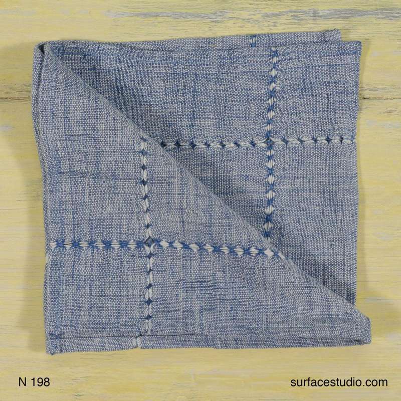 N 198 Blue Grey Napkin