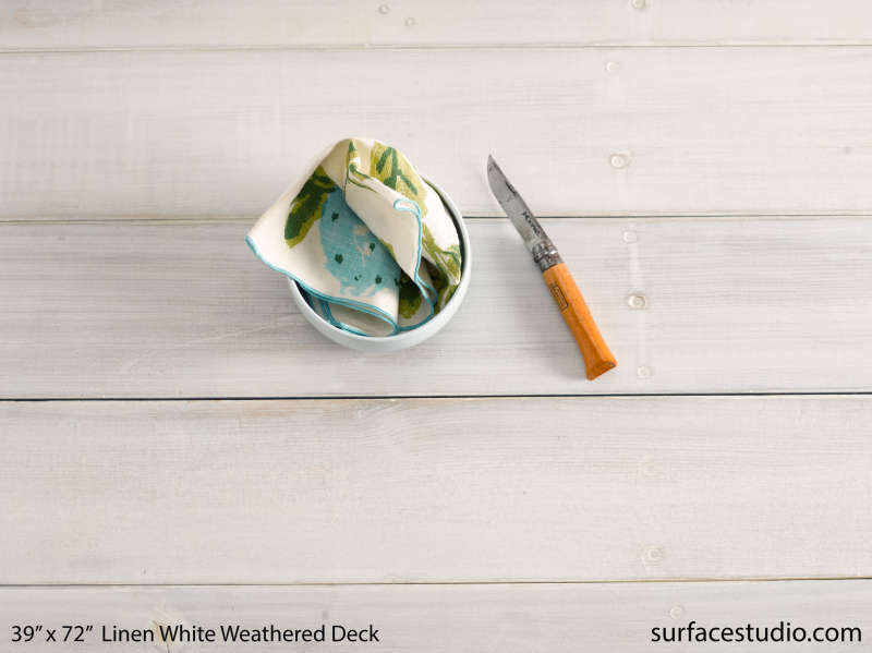 Linen White Weathered Deck (5 ½" Planks) (40 LBS)