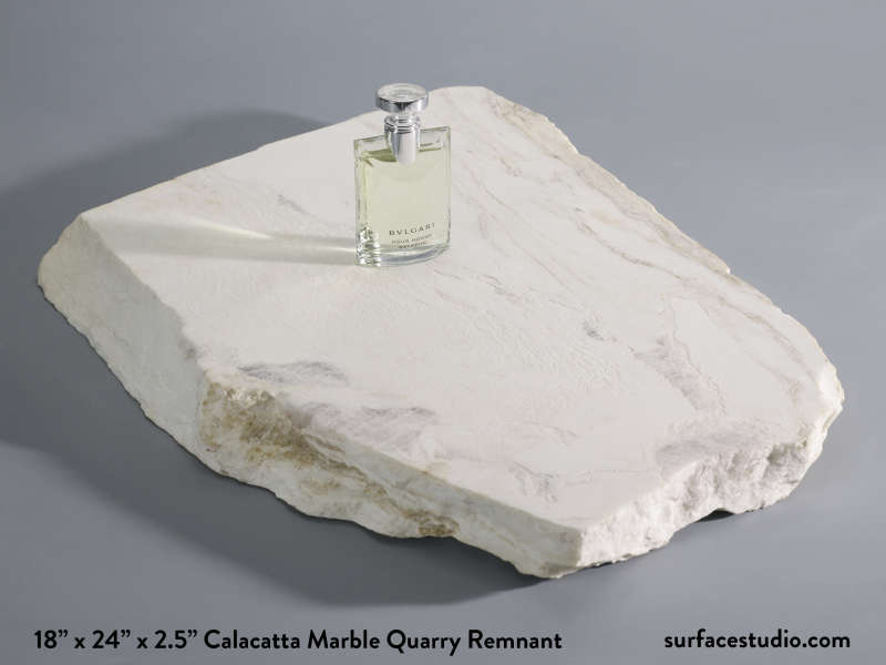 Calacatta Marble Quarry Remnant (70 lbs) 