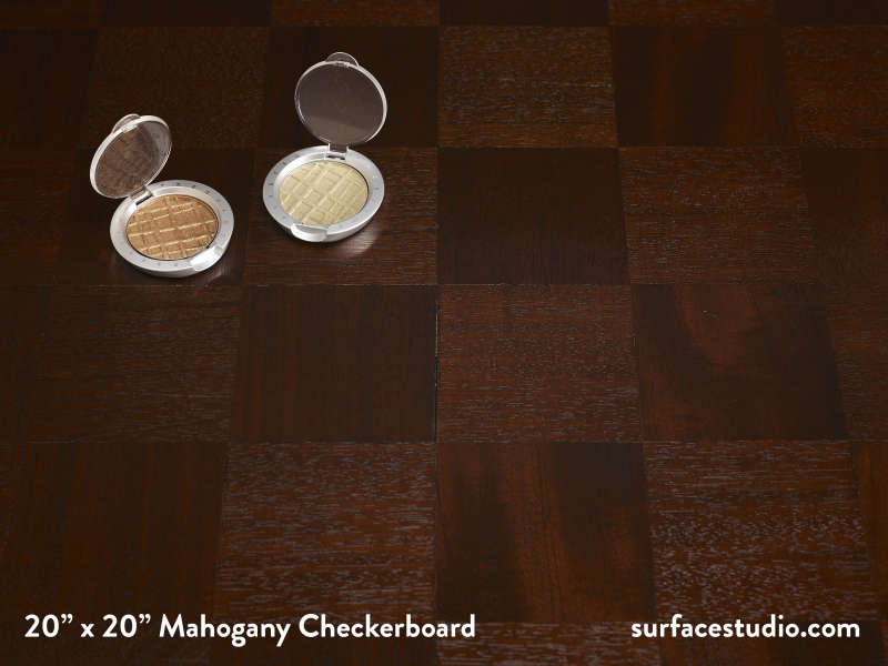 Mahogany Checkerboard         1.5" Lip