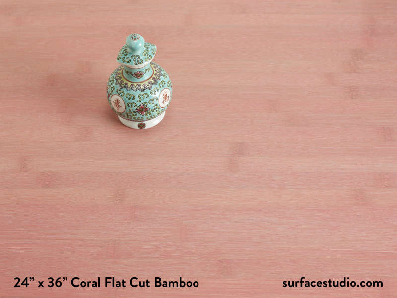 Coral Bamboo Flat Cut