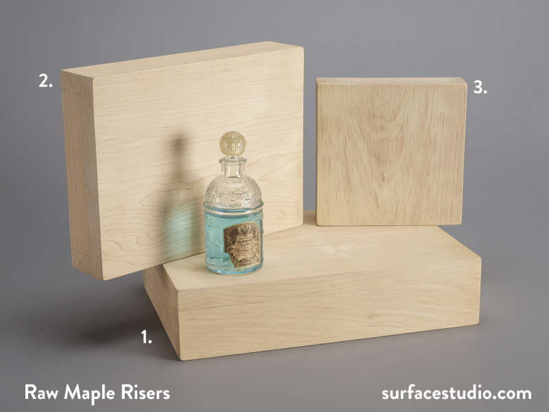 Raw Maple Risers (3) $30 - $50 (Mini C3)