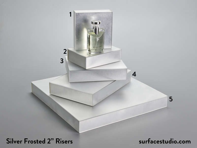 Silver Frosted 2" Risers (5) $45 - $60