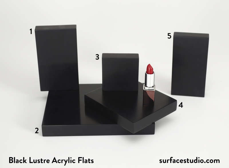 Black Lustre Acrylic Flats (5) $25 - $40