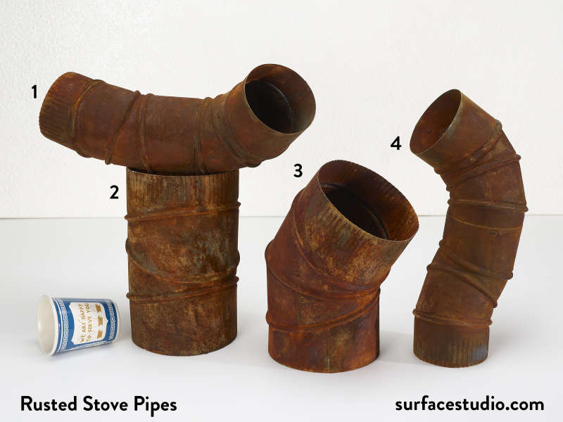 Rusted Stove Pipes (4) $40 Each 