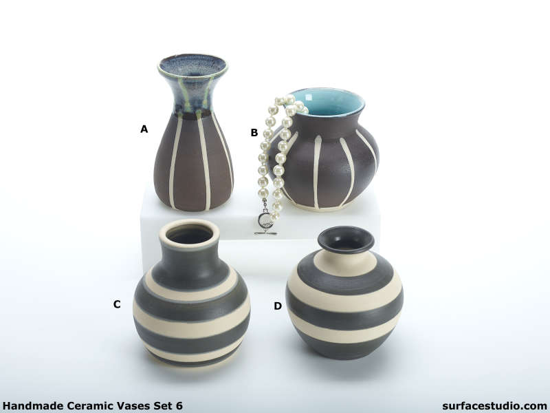 Ceramic Vases Set 6 (4) Each $20