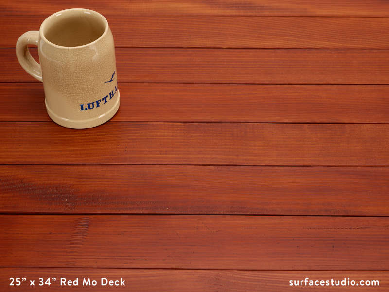 Red Mo Deck (2 ¾" Planks) 