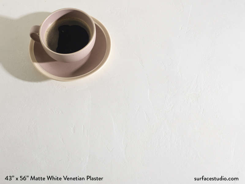 Matte White Venetian Plaster