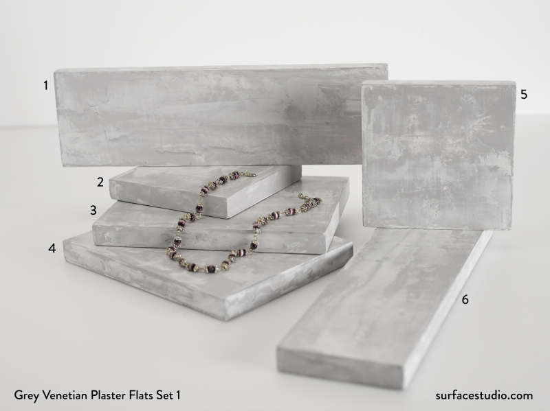 Grey Venetian Plaster Flats Set 1 (6) $35 - $40 (Mini A5)