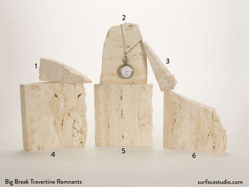 Big Break Travertine Remnants (6) $25 - $50 (H3) (30 LBS)    