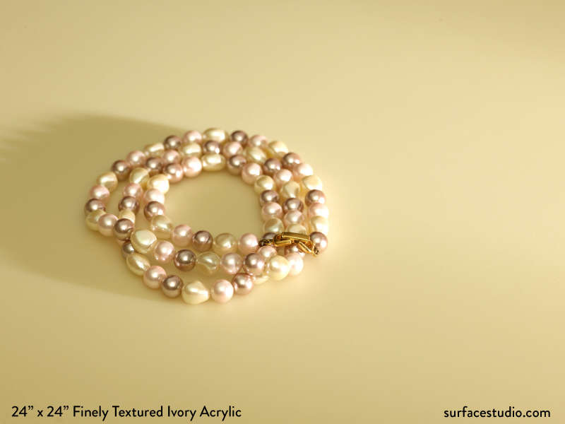 Finely Textured Ivory Acrylic