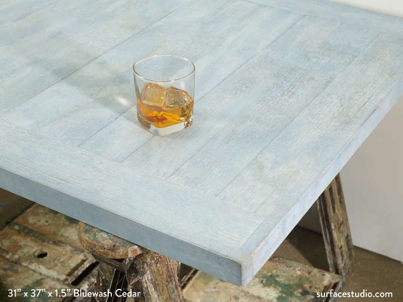 Bluewash Cedar With 1.5" Lip (3" Planks) 