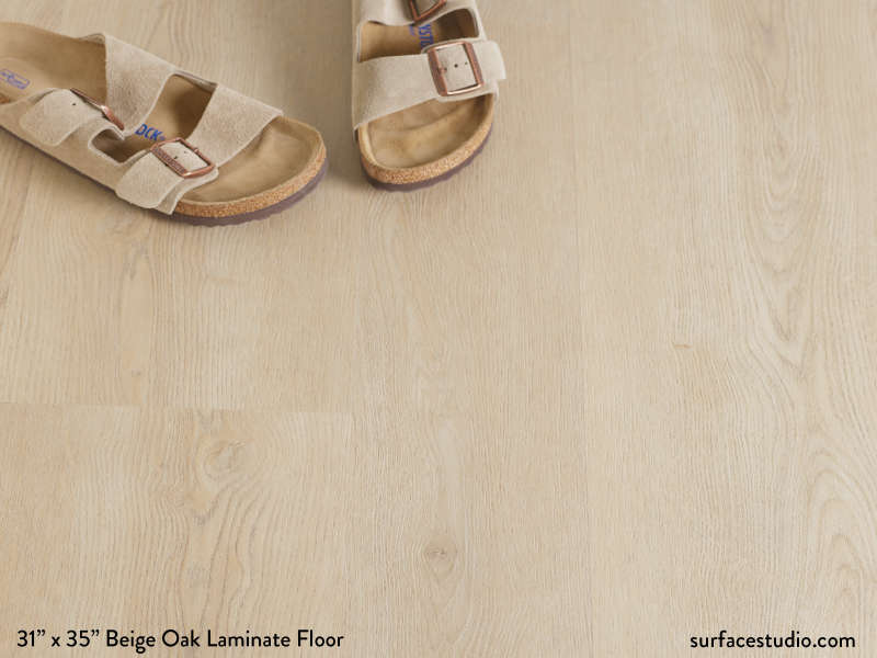 Beige Oak Laminate Floor