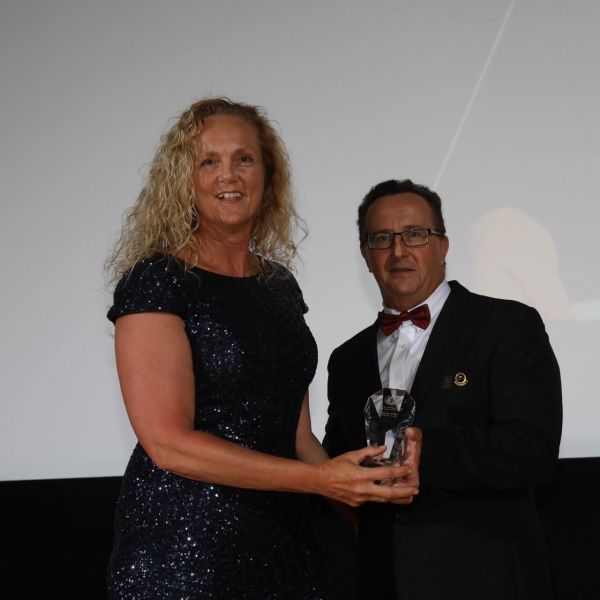Sandy-Accepting-Jennys-Coach-of-the-Year-Award My Beach