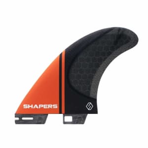 Shapers Carbon Stealth Thruster Fins - Medium/Large (Orange)