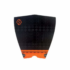 Shapers Performance III Tail Pad - Black / Orange (3 Piece)