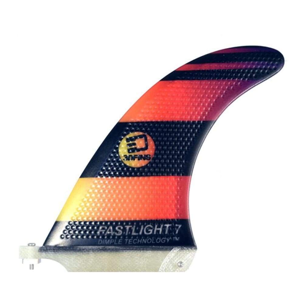 3Dfins Fast Light 7 Single Fin (Dimple Technology) - 3Dfins - Longboard Fin