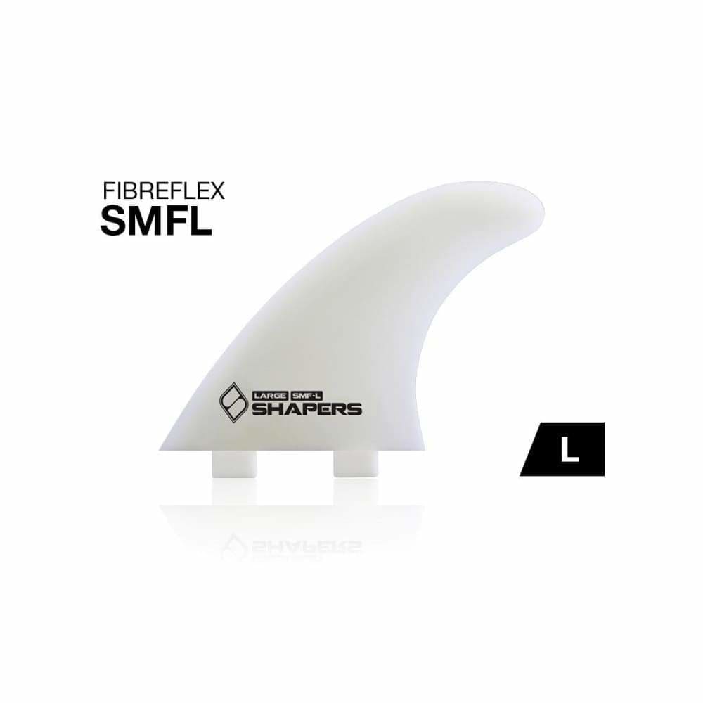 Shapers Fibre-Flex Thruster Fins - Large (Natural White) - Shapers - Thruster Fins