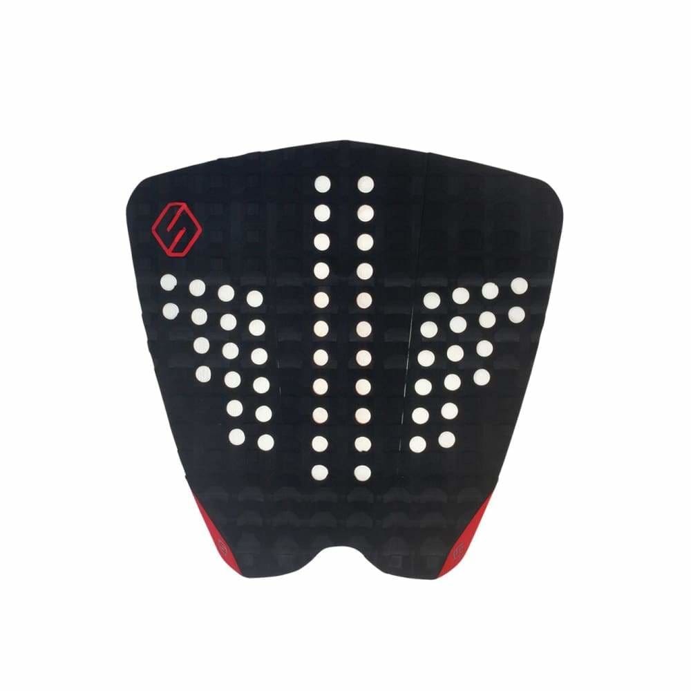 Shapers Performance Iv Tail Pad - Black / Red (3 Piece) - Shapers - Tail Pads