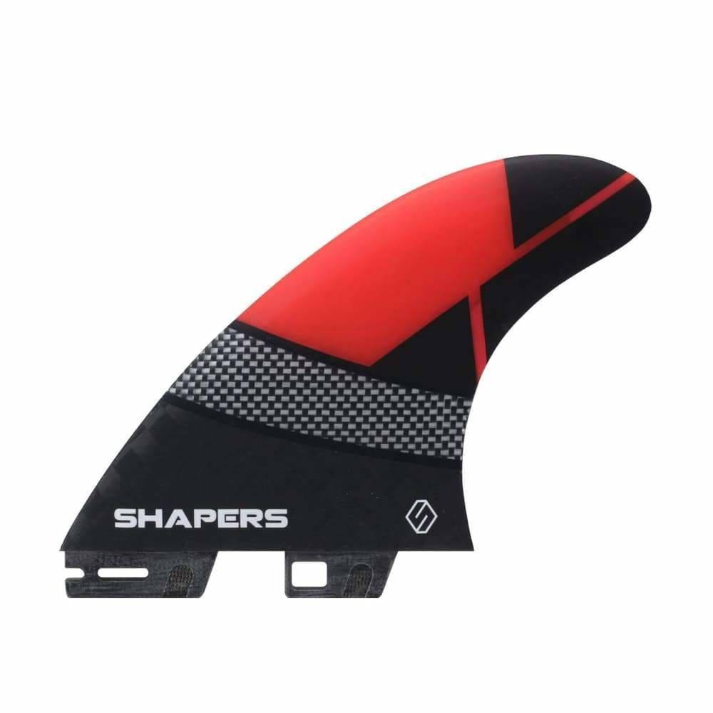 Shapers Spectrum Driver Thruster Fins - Large (Red) - Shapers - Thruster Fins