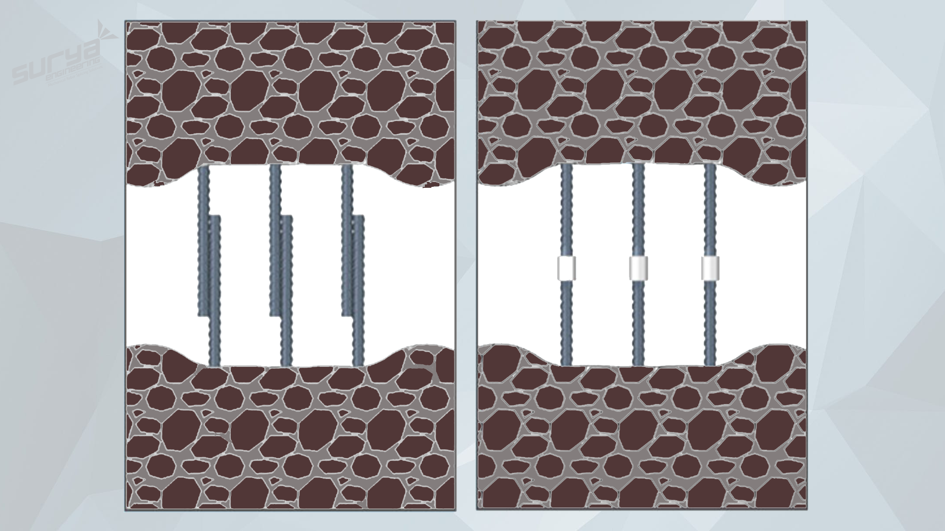 Difference Between Rebar Lapping Sysytem and Rebar Coupling System