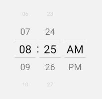 react-native-date-time-scroll-picker Android