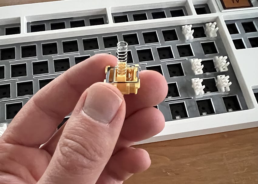 switch films installed in the switch