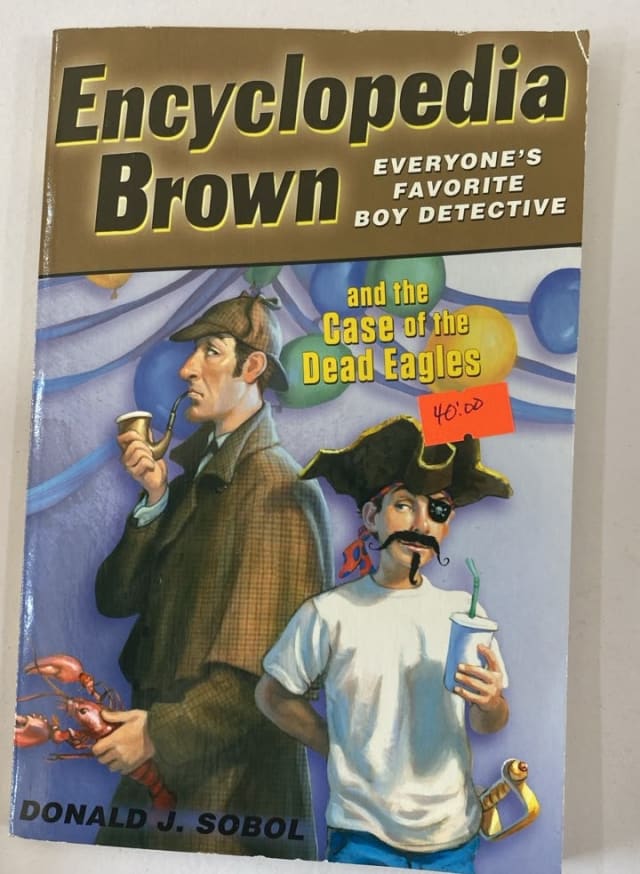 Encyclopedia Brown and the Case of the Dead Eagles front cover