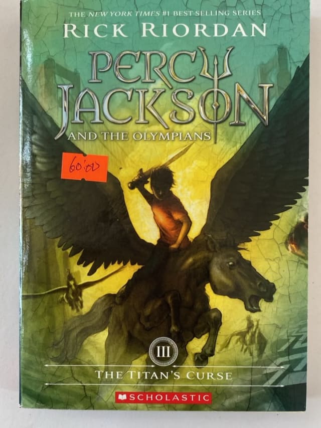 Percy Jackson and the Olympians: The Titan’s Curse front cover