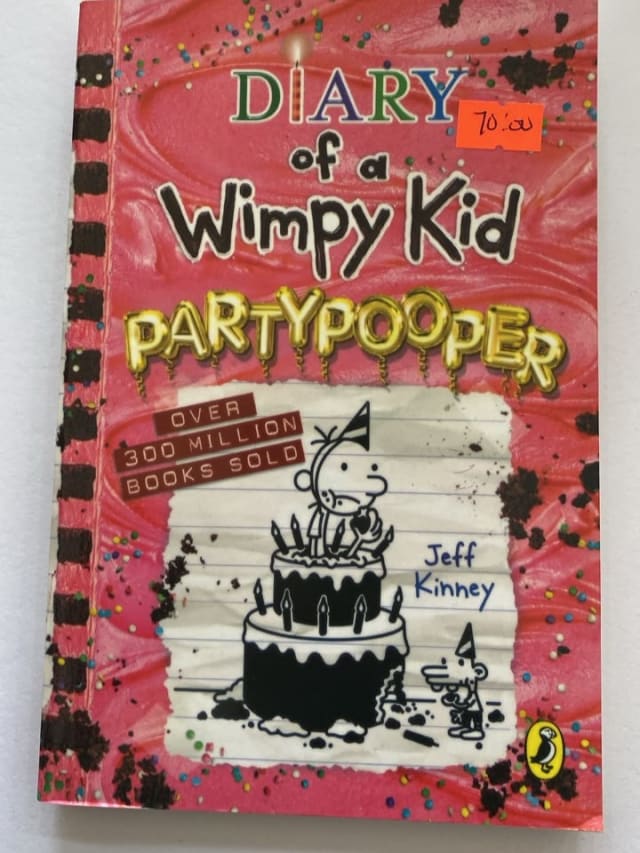 Diary of a Wimpy Kid: Party Pooper by Jeff Kinney — front cover