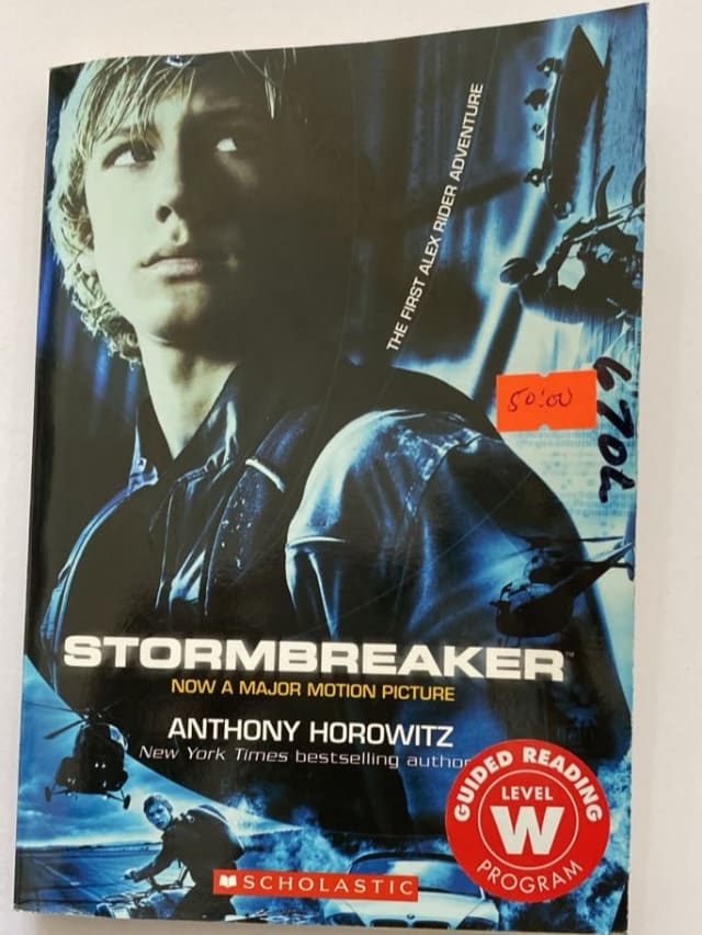 Stormbreaker by Anthony Horowitz — front cover
